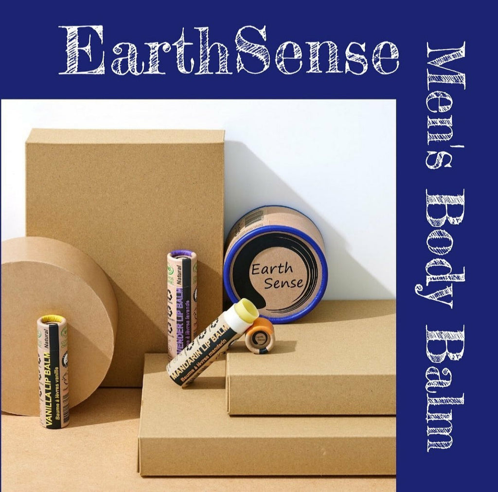 Organic Men's Essential Balm with Sandalwood 100ml - For Face, beard, hands & whole body