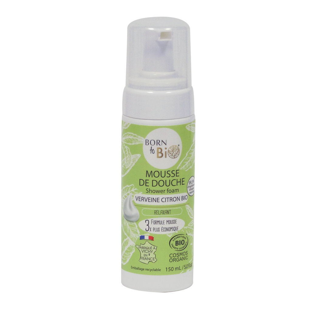 Mousse de Douche Verveine Citron - Certifiée Bio